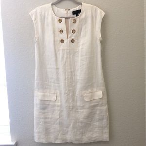 Ivory Linen Dress